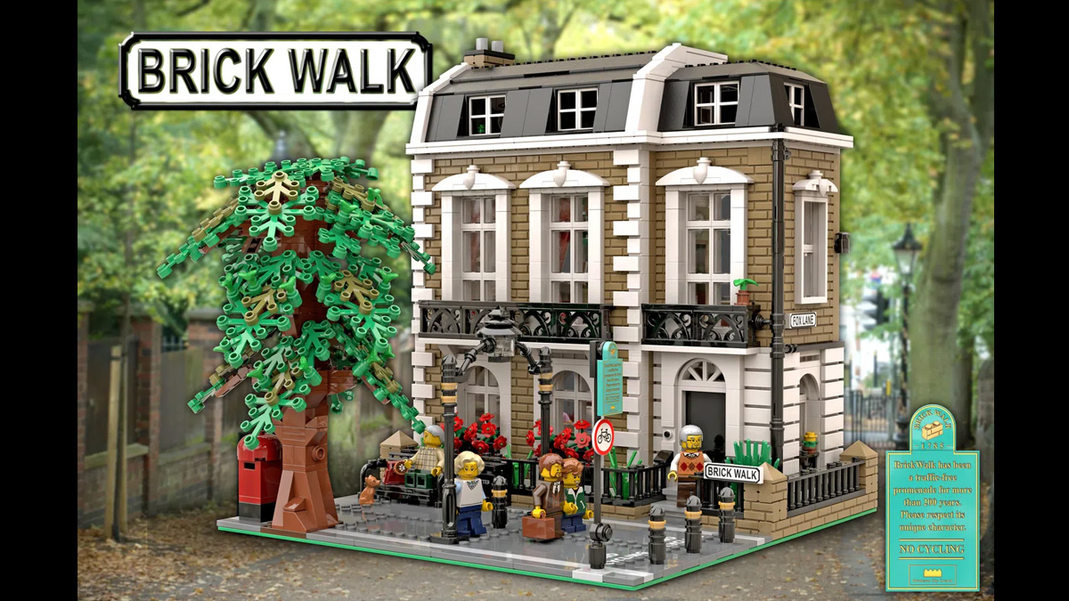 BRICK WALK Achieves 10K Support on LEGO IDEAS
