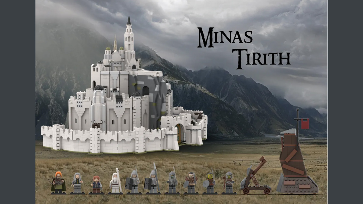 MINAS TIRITH Achieves 10K Support on LEGO IDEAS
