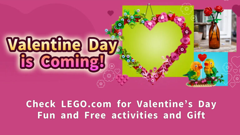 LEGO Valentine's Day 2023, Check LEGO.com for Free and Fun Activities and Gift