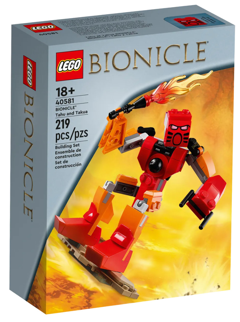 40581 BIONICLE Tahu and Takua LEGO (R)GWP Officially Revealed | Expected to be available from January 27, 2023