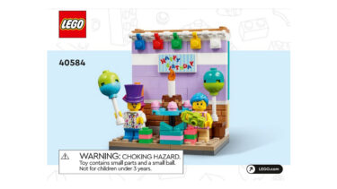 VIP Reward 40584 Birthday Diorama Now Available on LEGO Australia