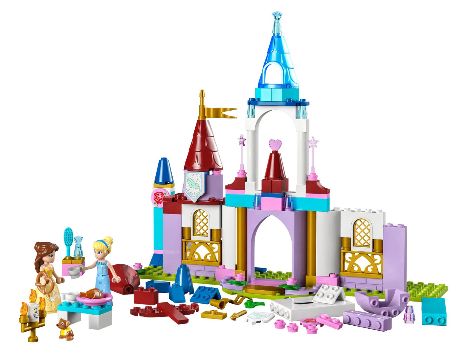 LEGO(R)Disney Princess Castle for March 2023 Officially Revealed | Princess Belle and Cinderella included | Release Date March 1 2023