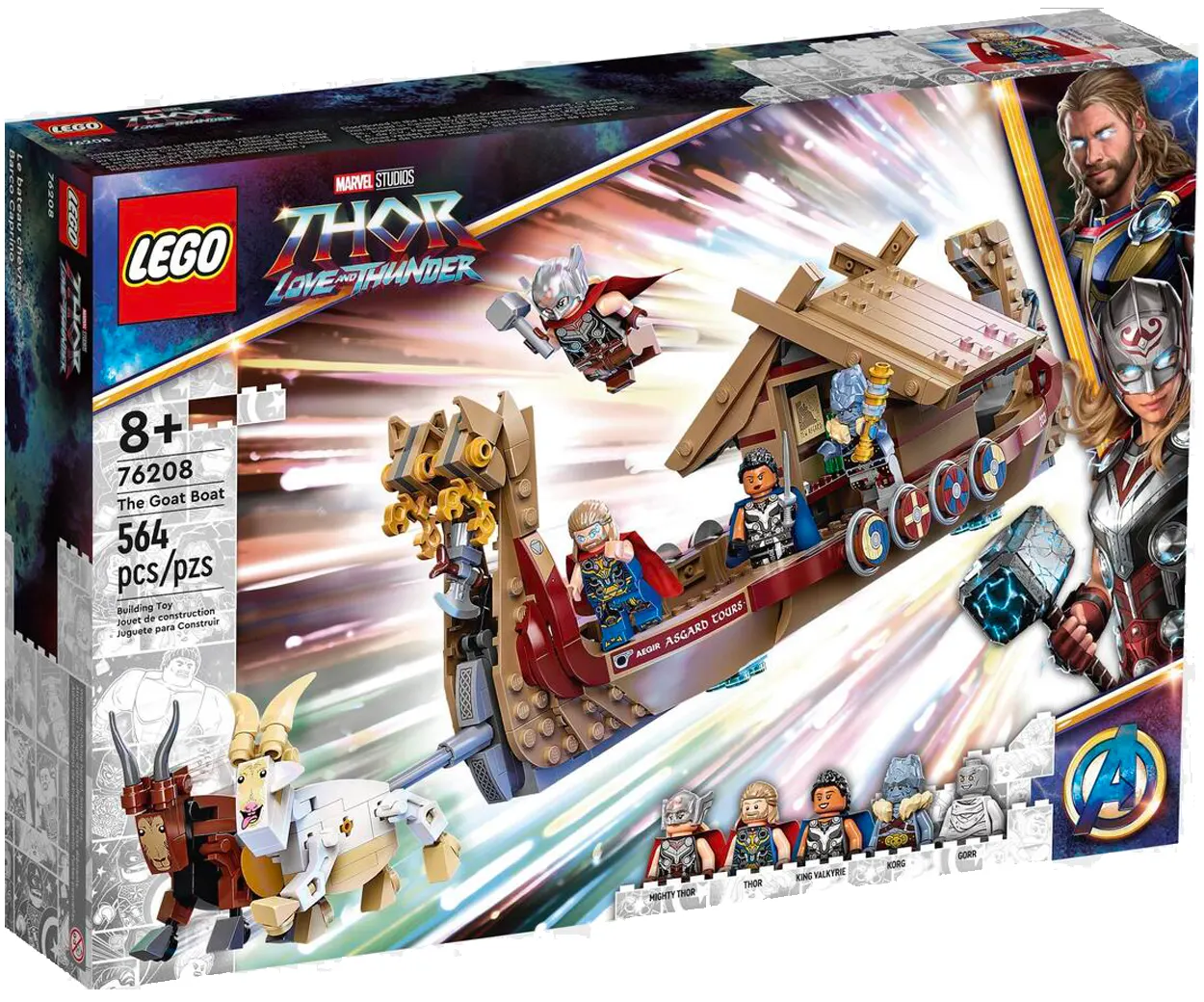 LEGO Marvel 76208 The Goat Boat Officially Revealed | New set for April 26th 2022