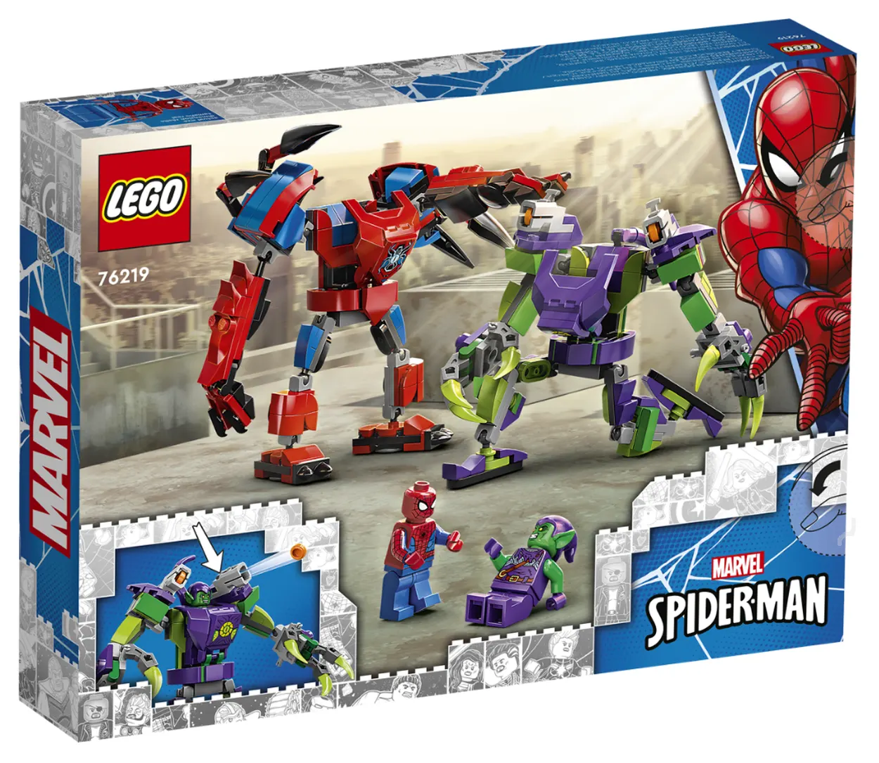 LEGO Marvel 75325 Spider-Man & Green Goblin Mech Battle Listed on LEGO.com | New set for April 1st 2022