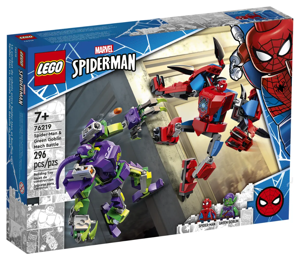 LEGO Marvel Super Heroes Spider-Man & Green Goblin Mech Battle 76219