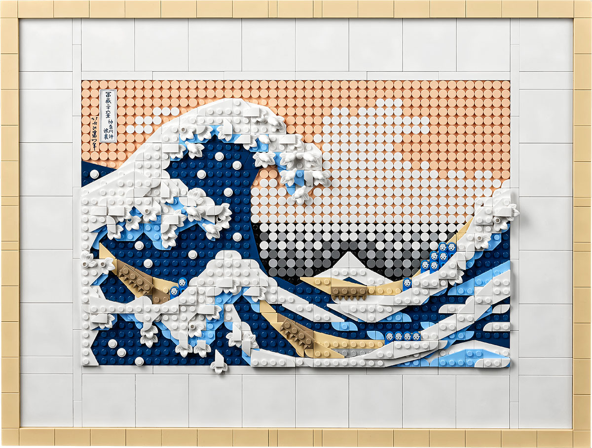 31208 Thirty-six Views of Mount Fuji The Great Wave off Kanagawa ] Lego (R) Art New Product Information