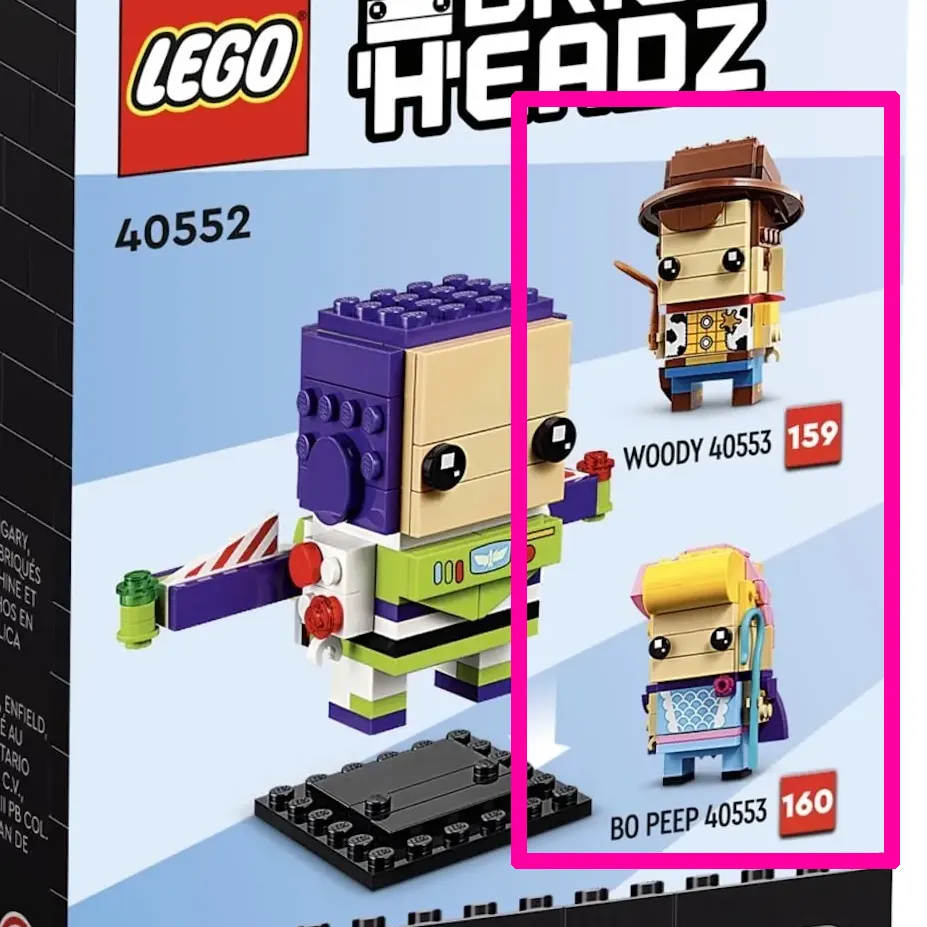 LEGO Brickheadz 40552 Buzz Lightyear New Sets 2022 Revealed | Woody and Boo Peep also will be Released