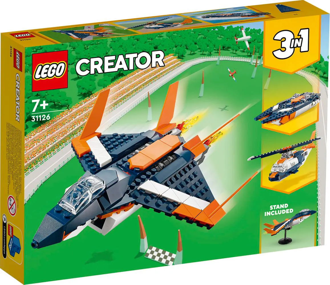 LEGO CREATOR Supersonic Jet 31126