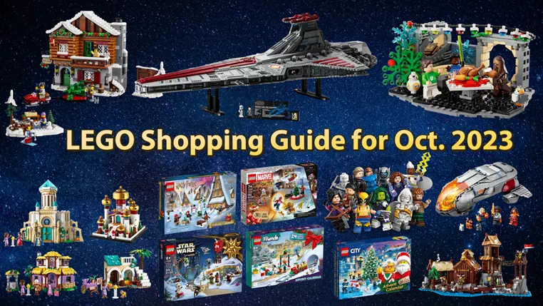 LEGO New Sets Shopping Guide for October 2023 | Advent Calendars, Marvel Releases, GWP and more