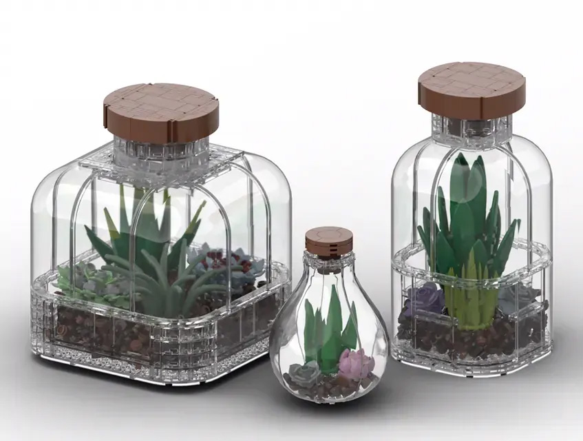  TERRARIUMS Achieves 10K Support on LEGO IDEAS