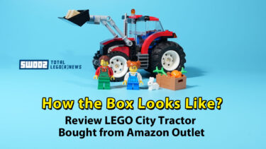 How the Box Looks Like? Review for LEGO City Tractor 60287 bought from Amazon Outlet