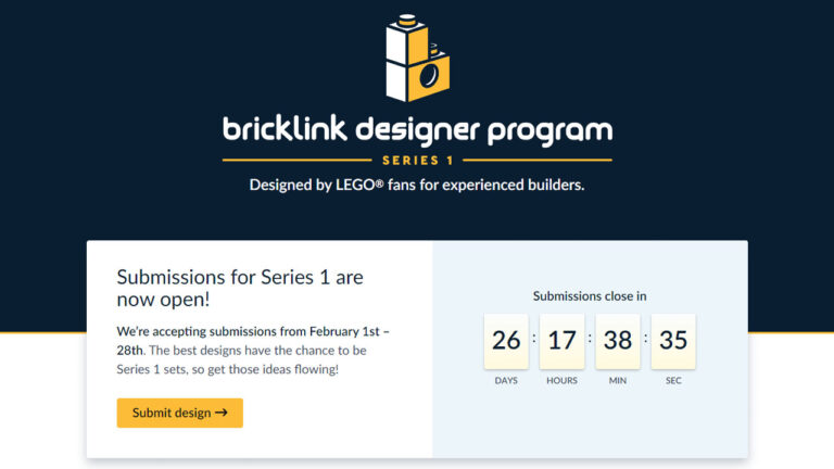 Bricklink Designer Program Series 1 Now Accepting Your Work