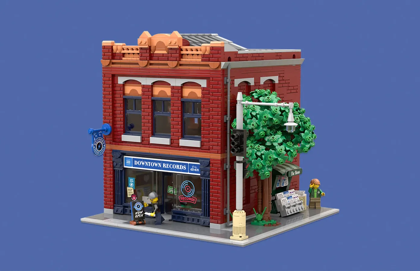 Donwtown Records Achieves 10K Support on LEGO IDEAS