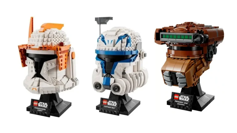 Leia (Boushh), Rex and Cody LEGO(R)Star Wars Helmet New Sets Officially Revealed | New for March 1st 2023