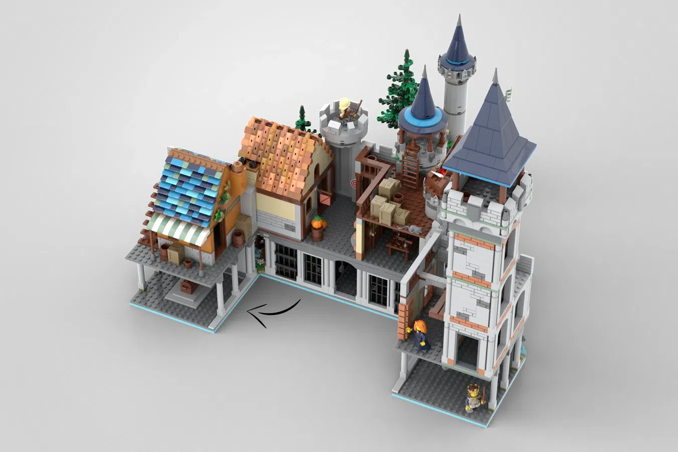 THE MEDIEVAL FORTRESS Achieves 10K Support on LEGO IDEAS