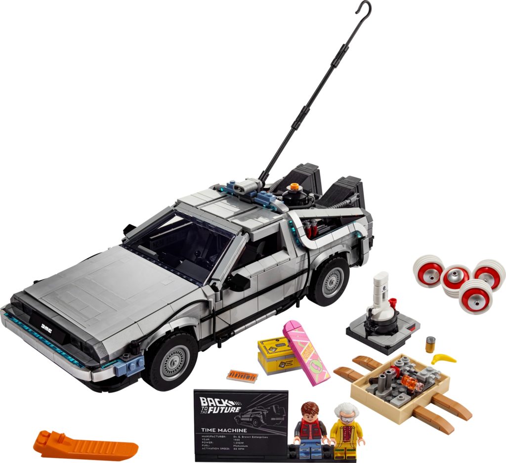 LEGO 10300 Delorean DMC-12 Back to the Future Revealed | New for April 1st 2022