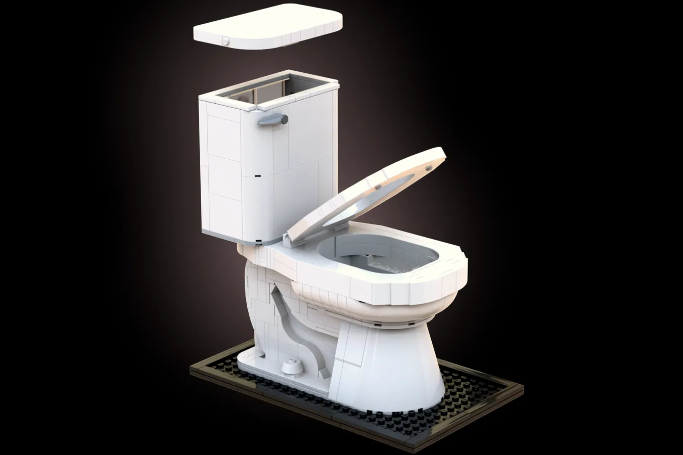 THE LEGO TOILET Achieves 10K Supports on LEGO IDEAS