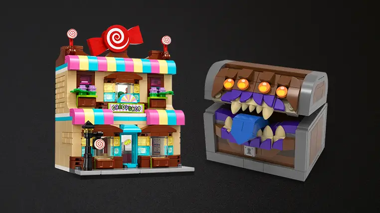 Double LEGO Bonanza: Free D&D Mimic and Candy Store Sets with Purchase - Limited Time Offer!