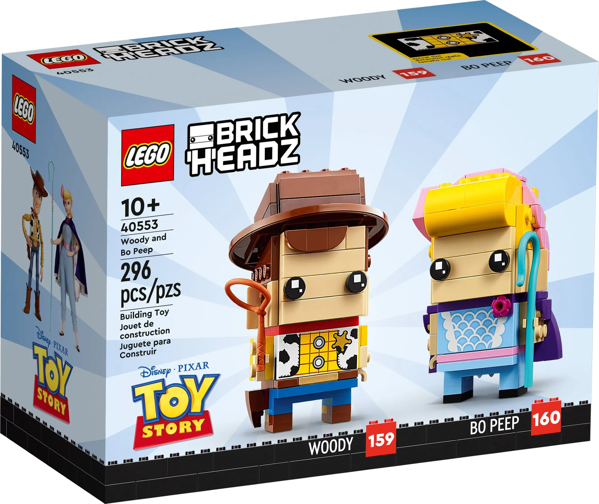 LEGO Brickheadz Toy Story Woody and Bo Peep 40553