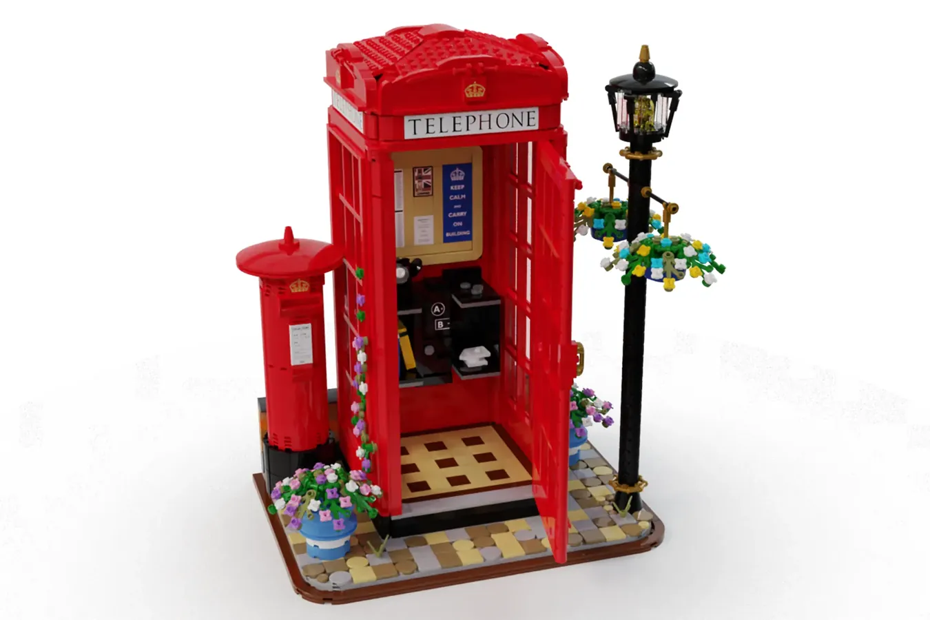 Lego® London's Red Telephone Booth