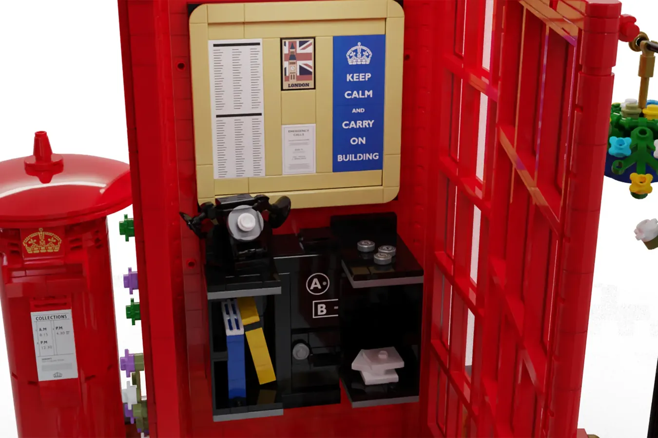 Lego® London's Red Telephone Booth