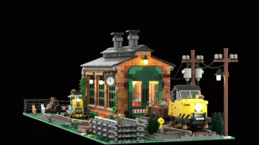THE OLD TRAIN ENGINE SHED | LEGO(R)IDEAS 10K Design for 2022 2nd Review