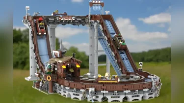 WORKING LOG FLUME – FAIRGROUND WATER COASTER | LEGO(R)IDEAS 10K Design for 2022 2nd Review