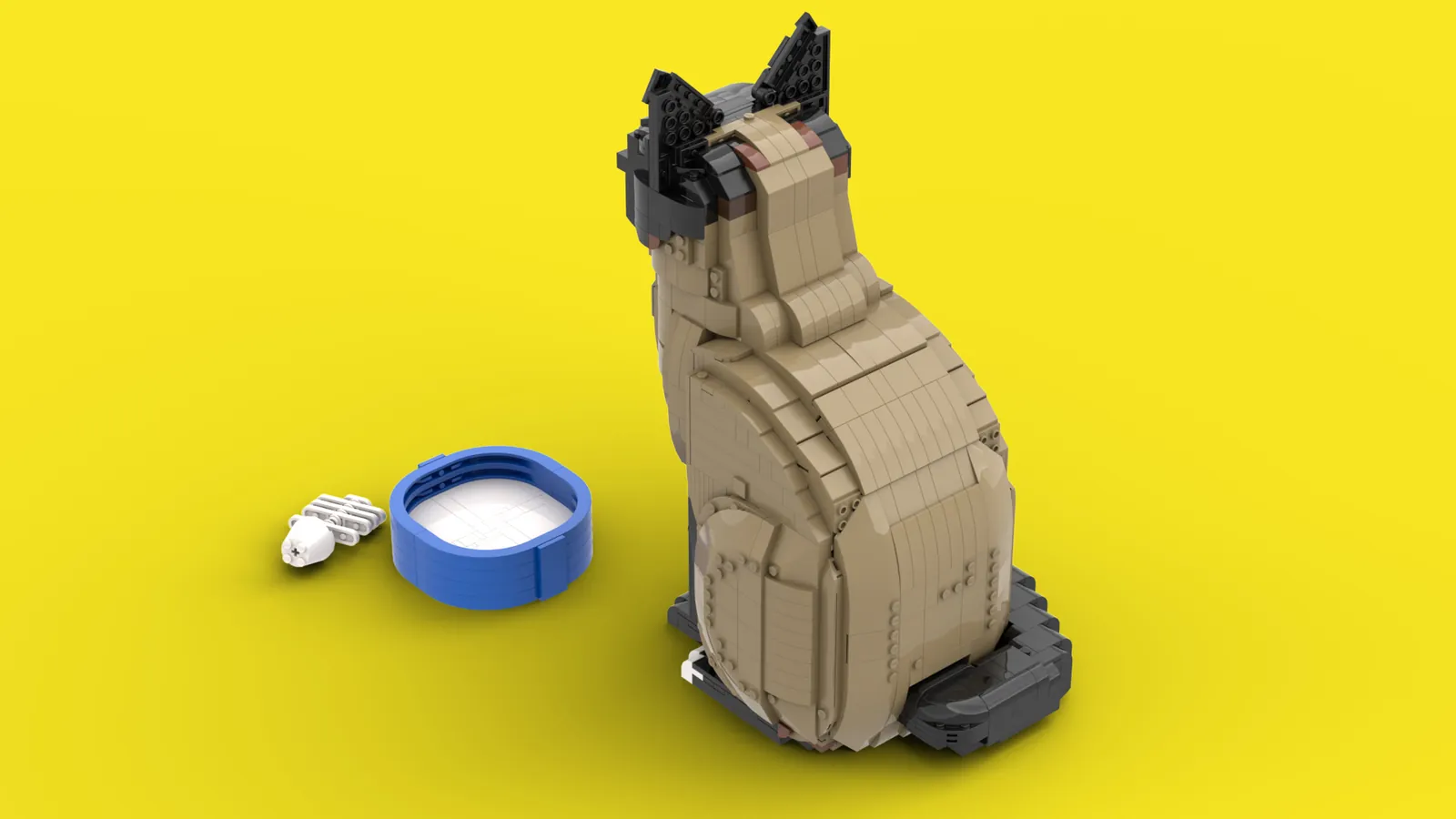 “Cat” commercialized with Lego (R) ideas 2022 3rd 10,000 support design introduction