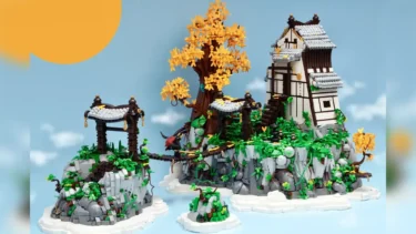 GOLDEN CLIFFTOP TEMPLE | LEGO(R)IDEAS 10K Design for 2022 3rd Review