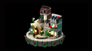 HOLIDAY VILLAGE W/TRAIN (WORKING) | LEGO(R)IDEAS 10K Design for 2022 3rd Review