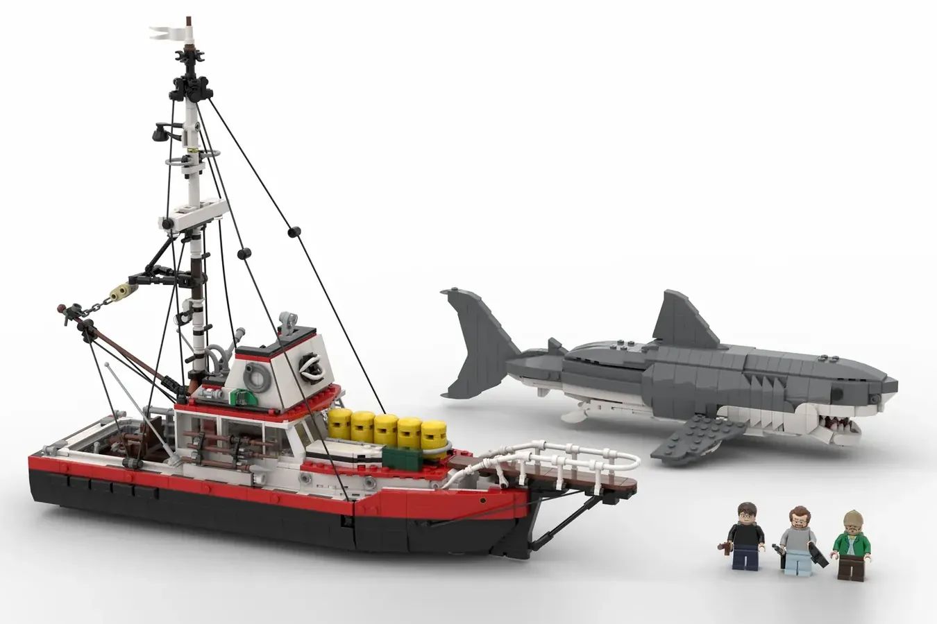 Jaws commercialized with Lego (R) ideas 2022 3rd 10,000 support design introduction