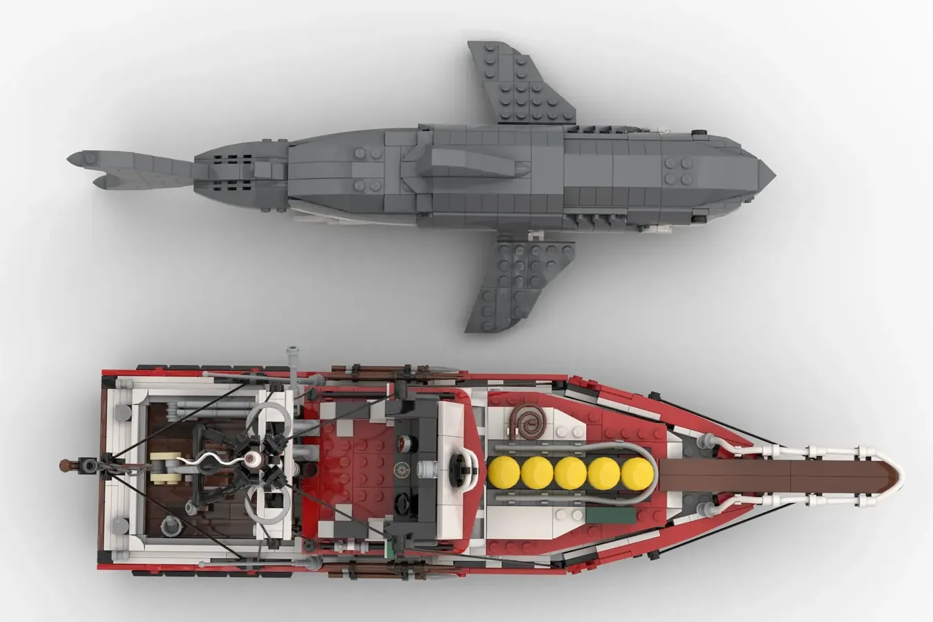 Jaws commercialized with Lego (R) ideas 2022 3rd 10,000 support design introduction