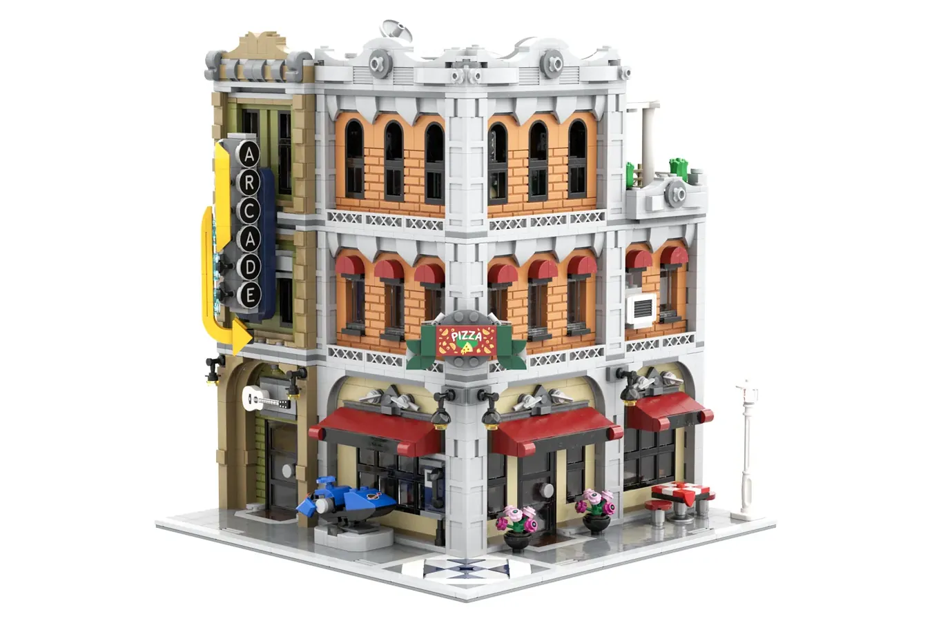 Lego (R) ideas for modular games Center Building
