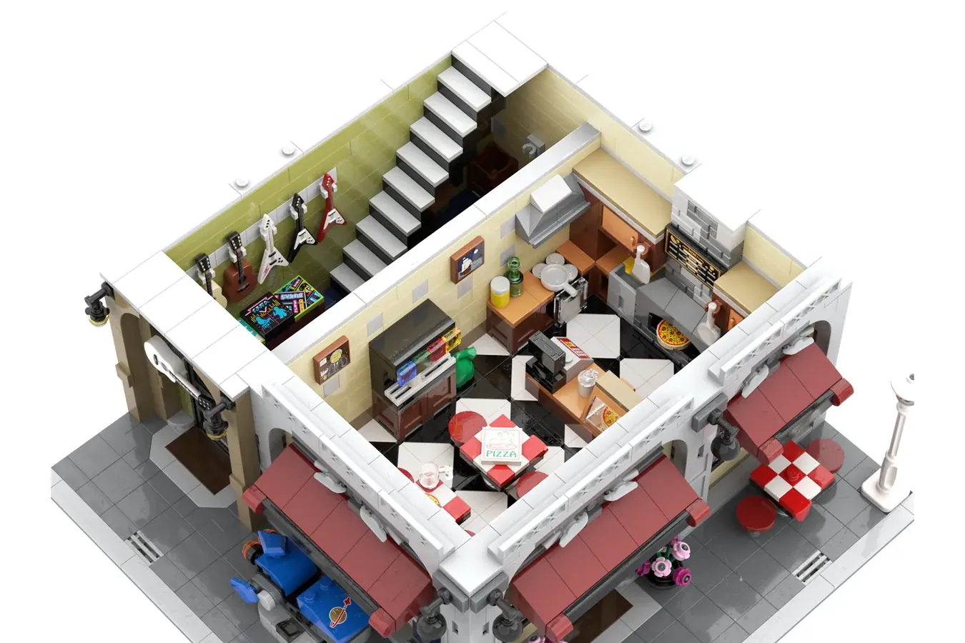 Lego (R) ideas for modular games Center Building