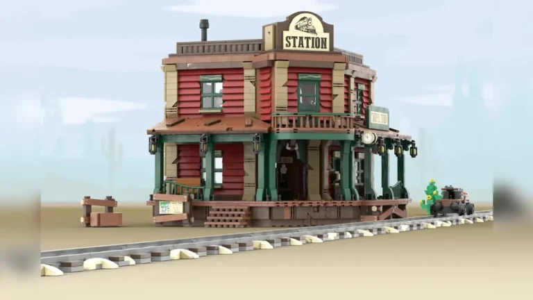 THE OLD WESTERN TRAIN STATION | LEGO(R)IDEAS 10K Design for 2022 3rd Review