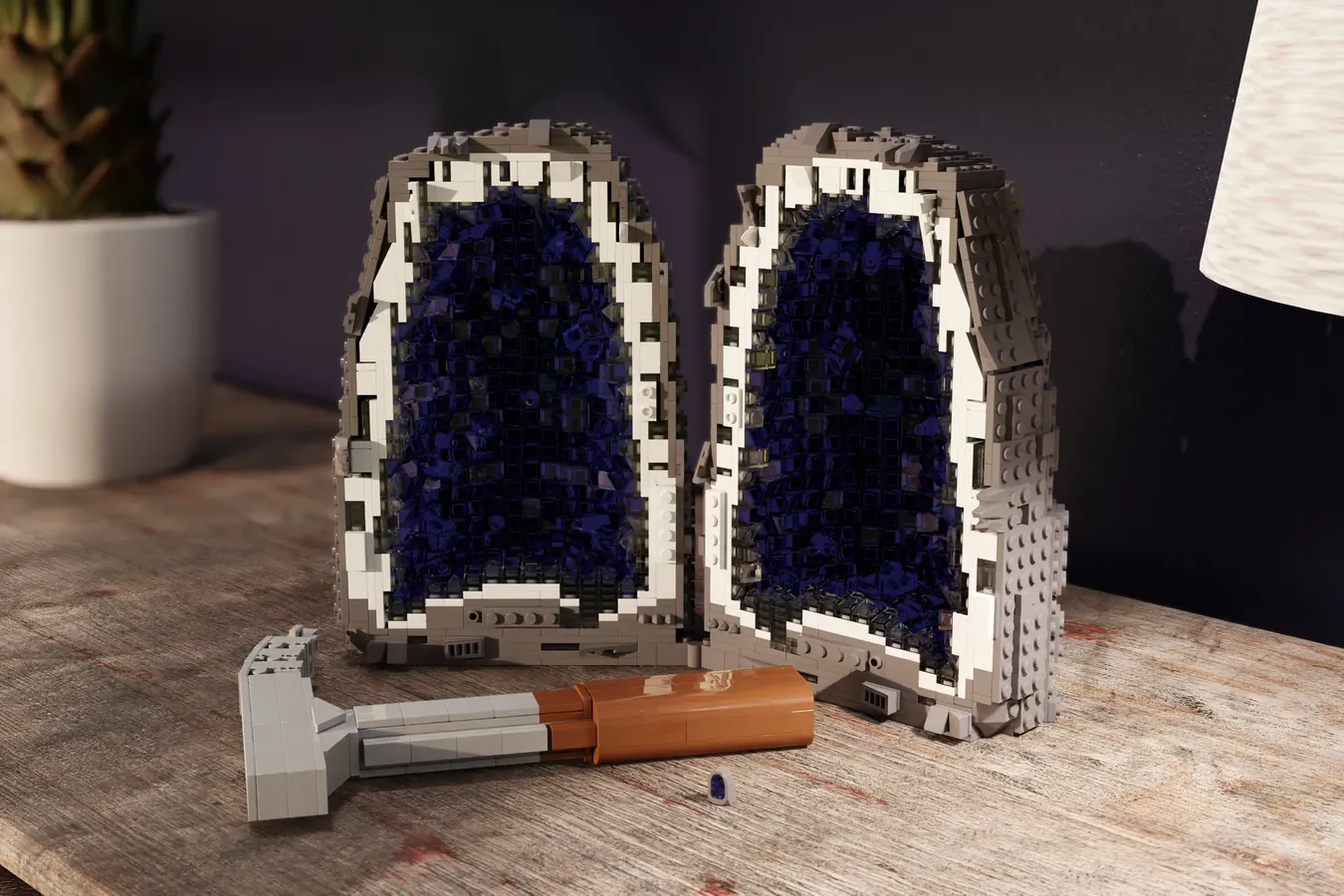 AMETHYST GEODE 10K Design Advanced to LEGO (R) IDEAS 2023 1st Review