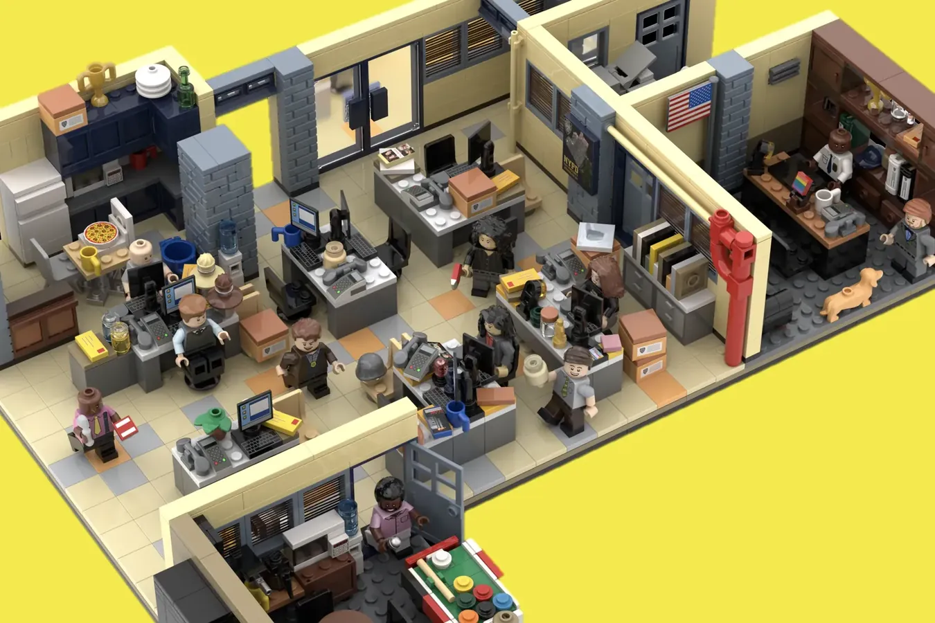 BROOKLYN NINE-NINE: 99TH PRECINCT | LEGO(R)IDEAS 10K Design for 2023 1st Review