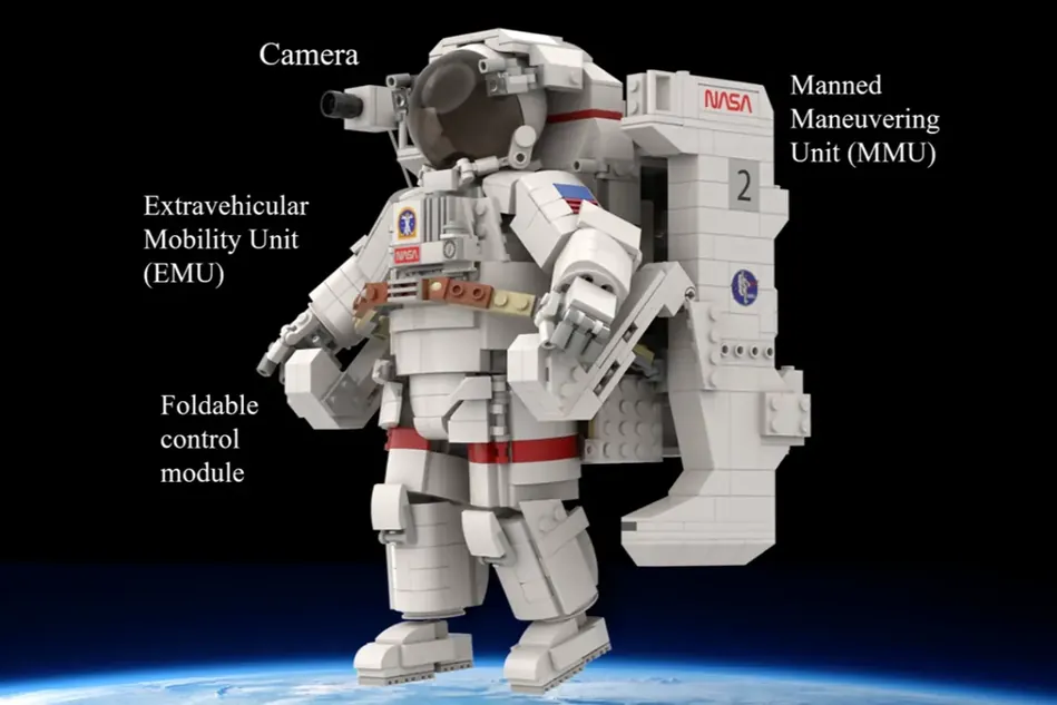 LEGO ASTRONAUT : NEVER GIVE UP 10K Design Advanced to LEGO(R)IDEAS 2023 1st Review