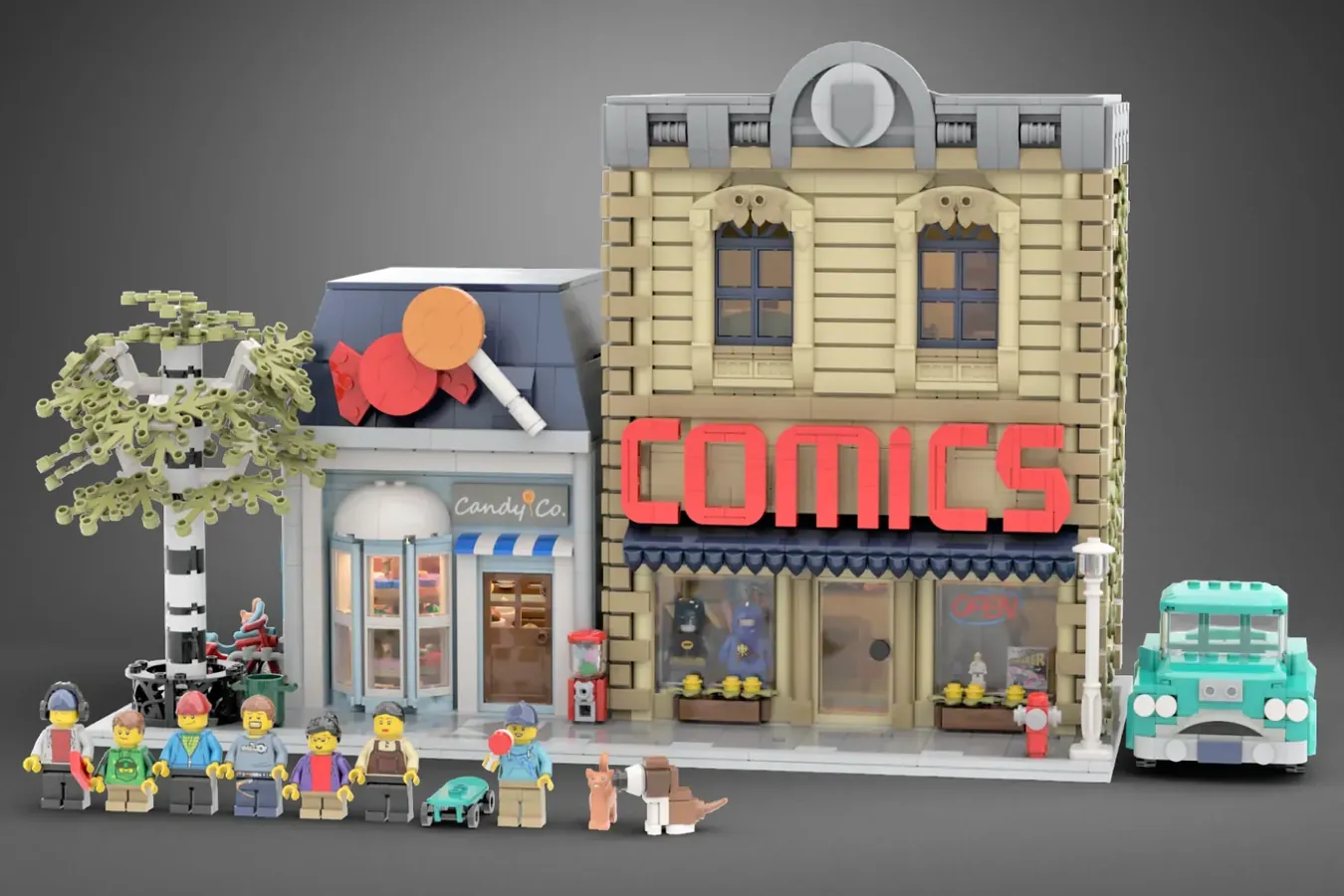 RETRO COMIC STORE | LEGO(R)IDEAS 10K Design for 2023 1st Review