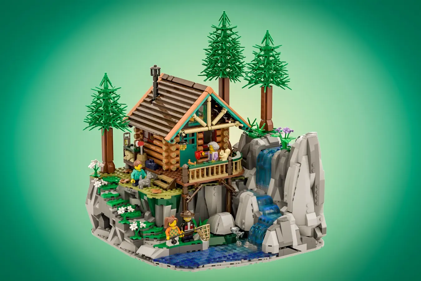 RIVER SIDE LODGE 10K Design Advanced to LEGO(R)IDEAS 2023 1st Review