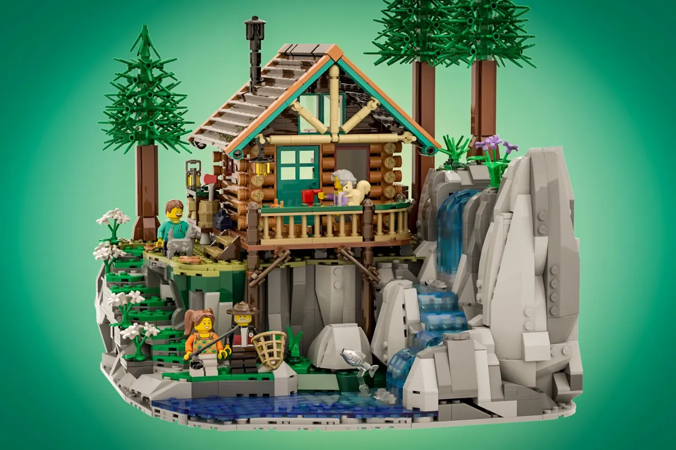 RIVER SIDE LODGE 10K Design Advanced to LEGO(R)IDEAS 2023 1st Review