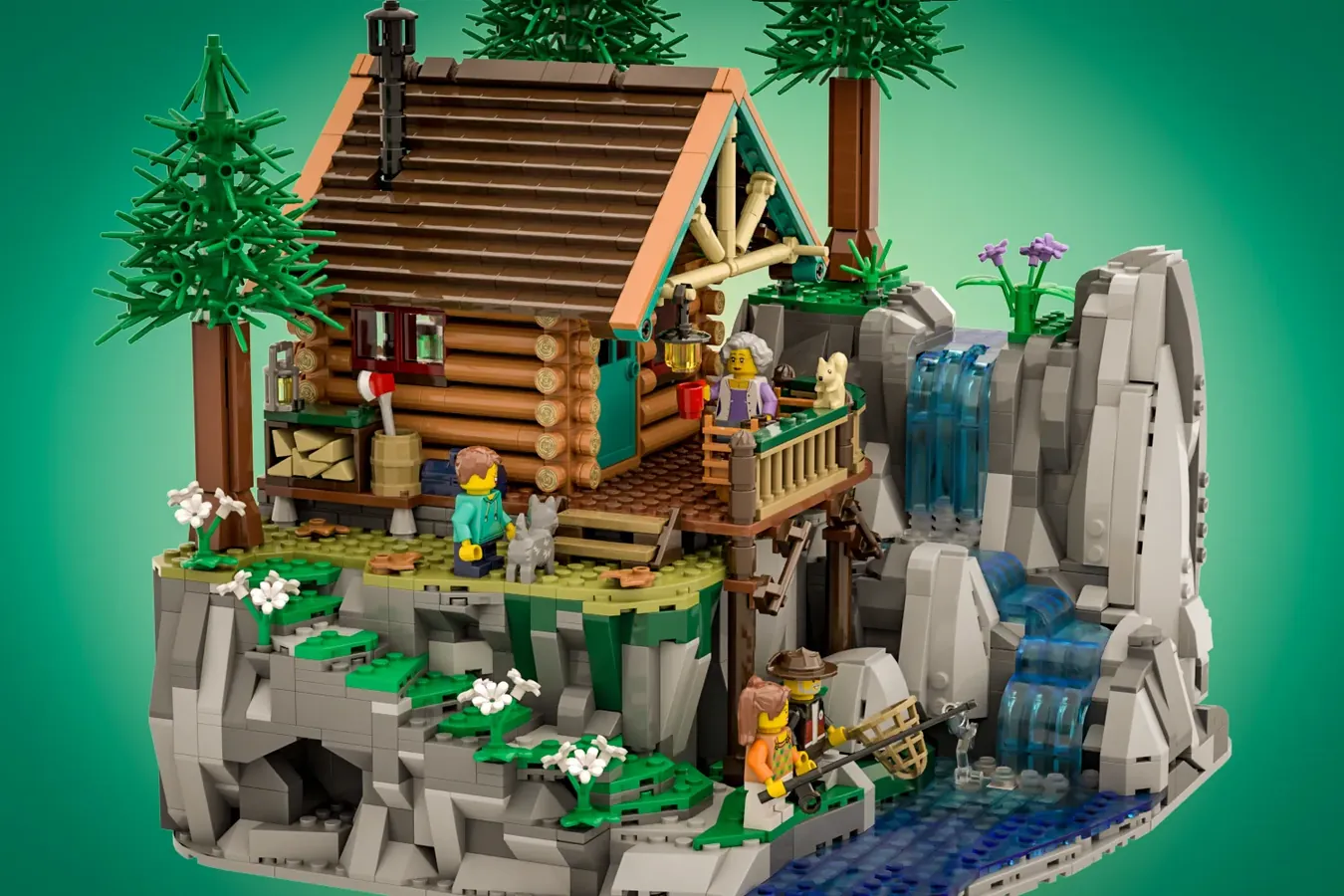 RIVER SIDE LODGE 10K Design Advanced to LEGO(R)IDEAS 2023 1st Review