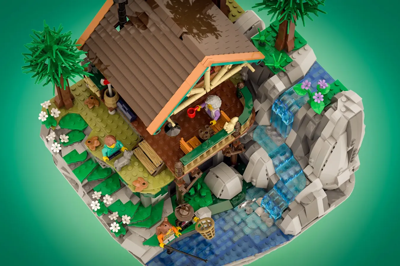 RIVER SIDE LODGE 10K Design Advanced to LEGO(R)IDEAS 2023 1st Review
