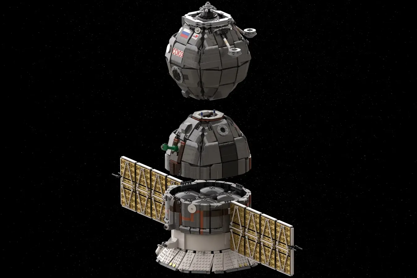 ROSCOSMOS SOYUZ MS SPACECRAFT | LEGO(R)IDEAS 10K Design for 2023 1st Review