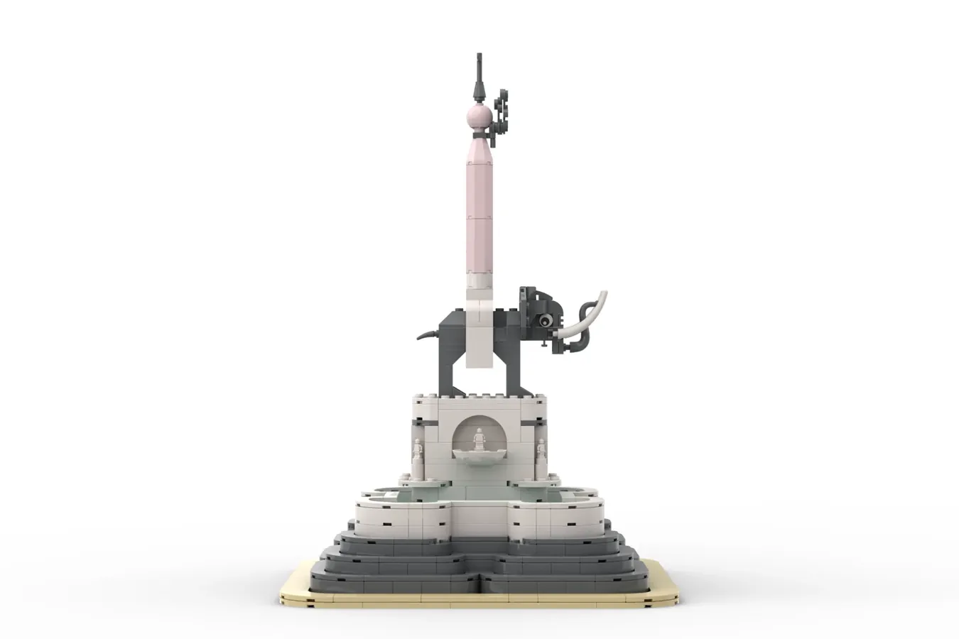 U LIOTRU - ELEPHANT FOUNTAIN - CATANIA 10K Design Advanced to LEGO(R)IDEAS 2023 1st Review