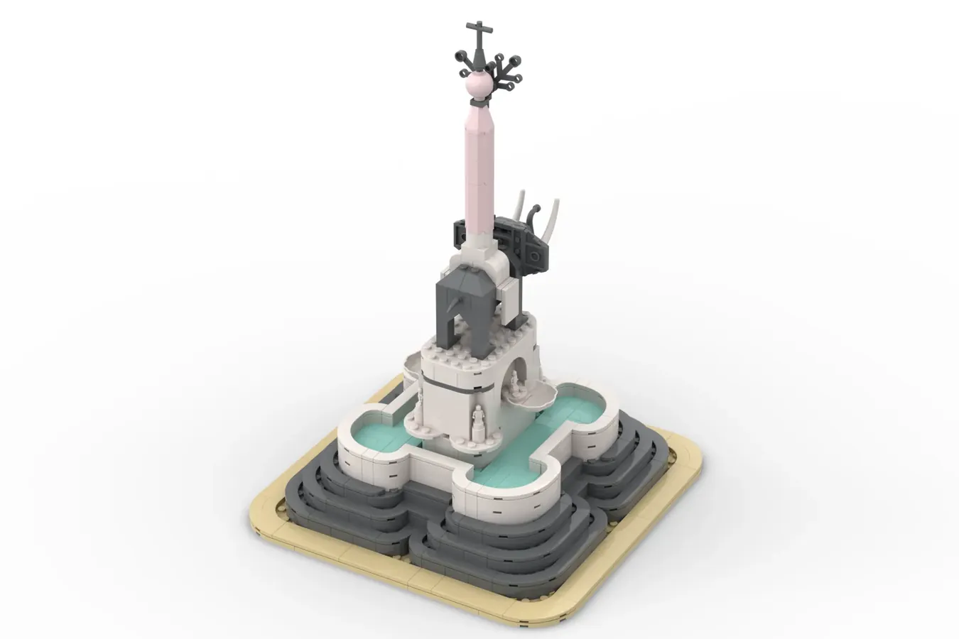 U LIOTRU - ELEPHANT FOUNTAIN - CATANIA 10K Design Advanced to LEGO(R)IDEAS 2023 1st Review