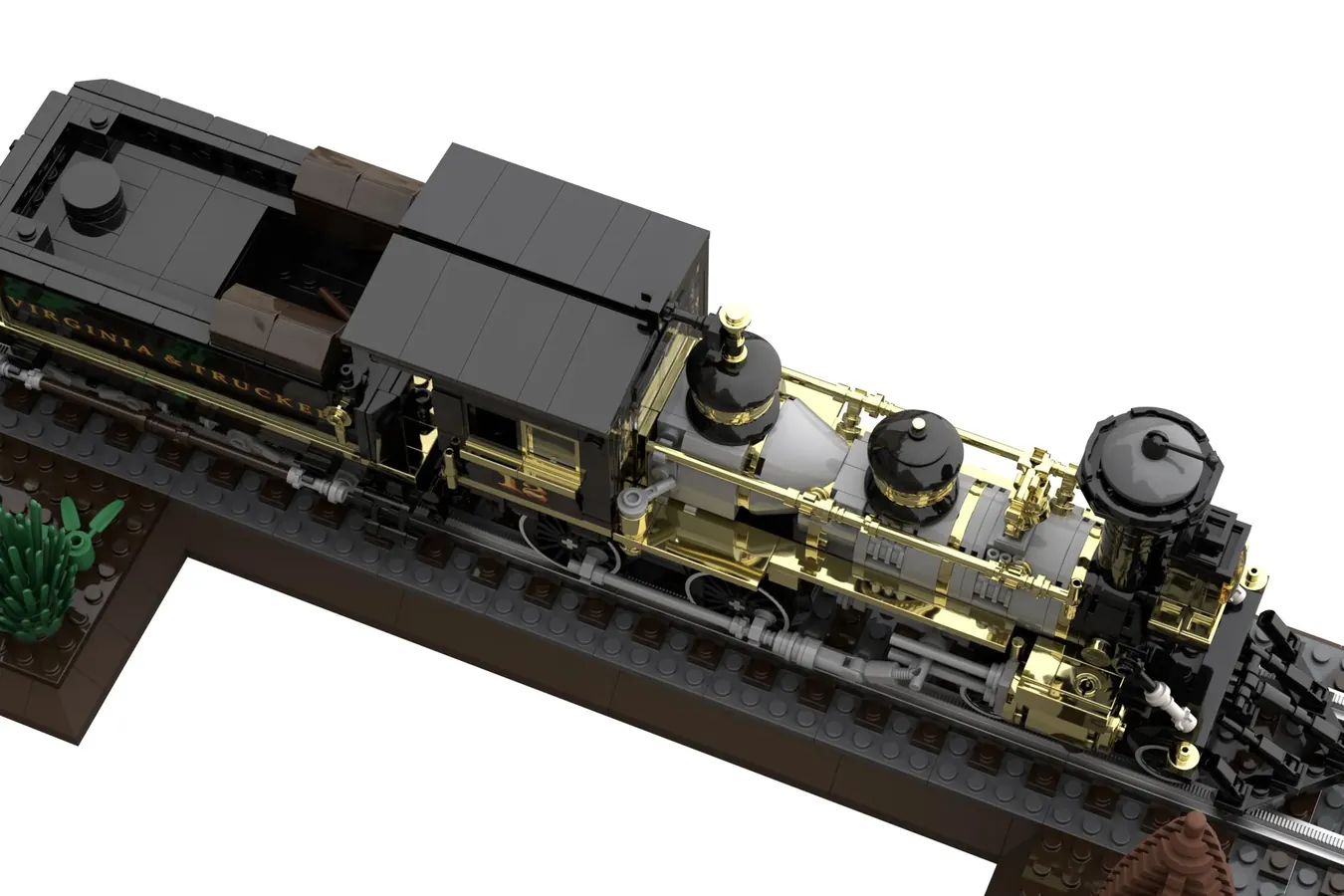 V.&T.R.R. #12, GENOA | LEGO(R)IDEAS 10K Design for 2023 1st Review