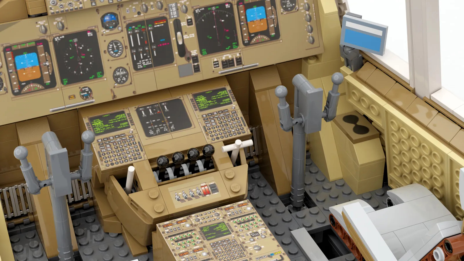 BOEING 747 COCKPIT | LEGO IDEAS 10K Design for 2022 1st Review