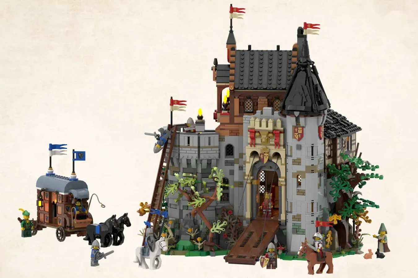 THE CASTLE OF BRICKWOOD FOREST | LEGO IDEAS 10K Design for 2022 1st Review