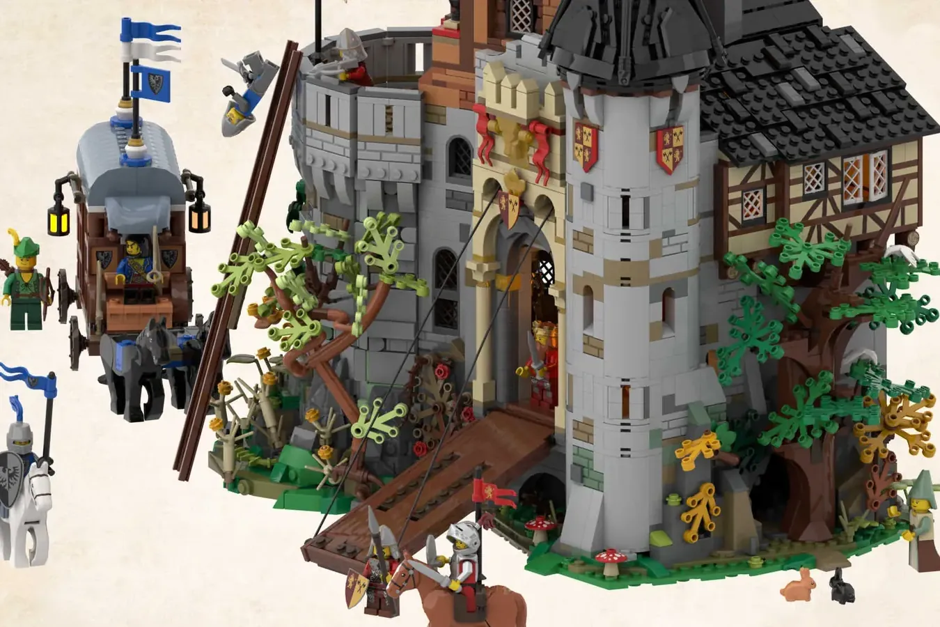 THE CASTLE OF BRICKWOOD FOREST | LEGO IDEAS 10K Design for 2022 1st Review